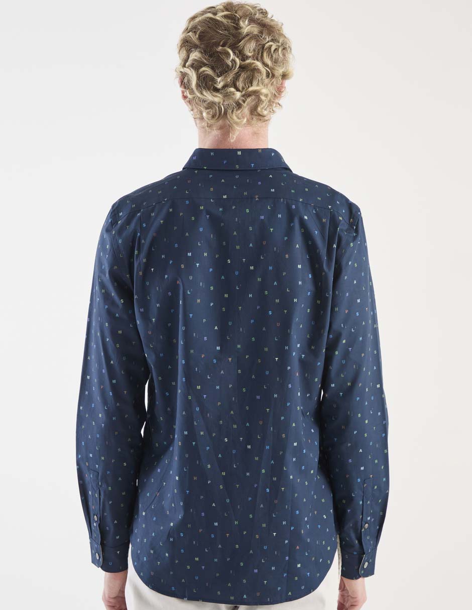 Camisa casual de algodón manga larga para hombre 2