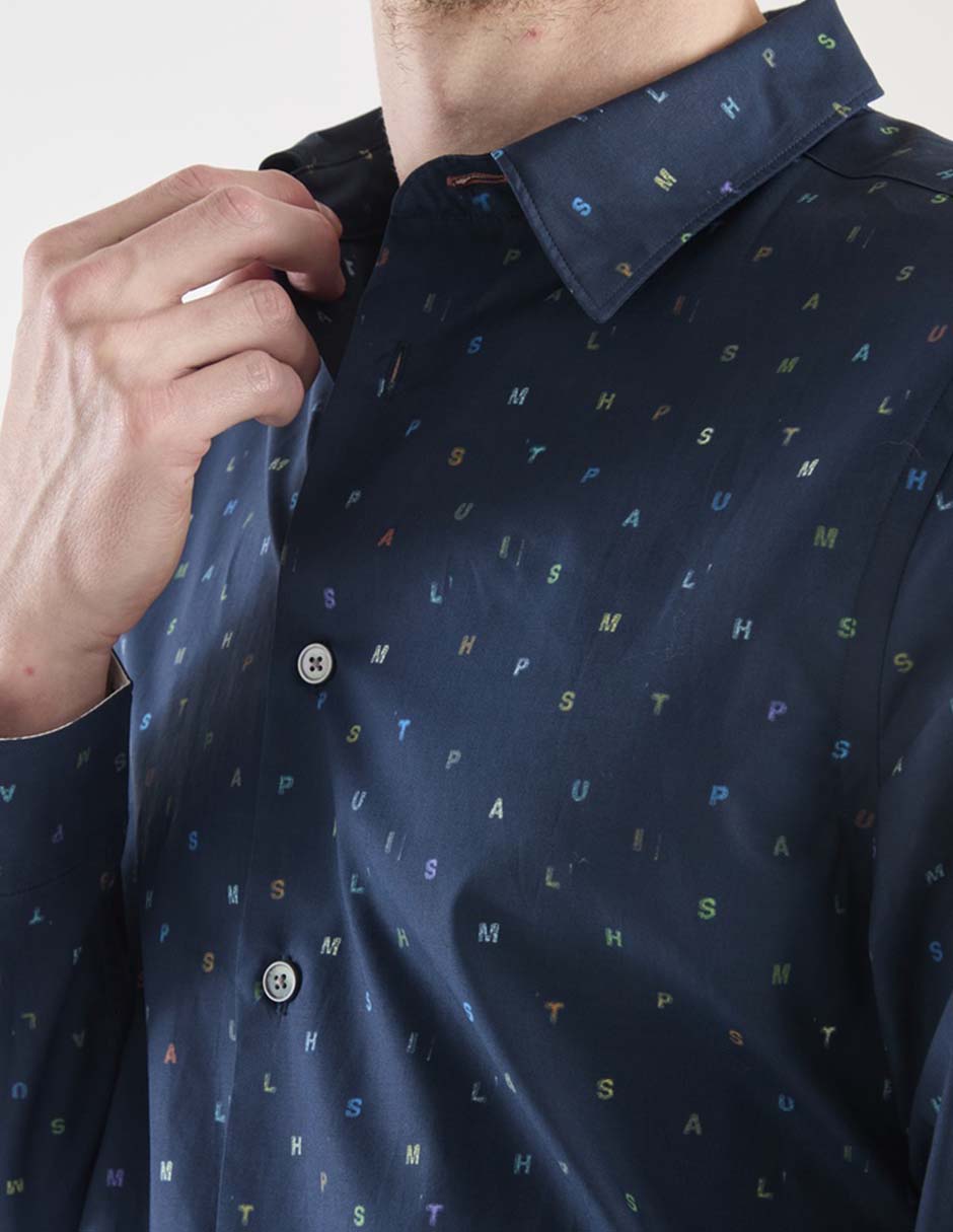 Camisa casual de algodón manga larga para hombre 4