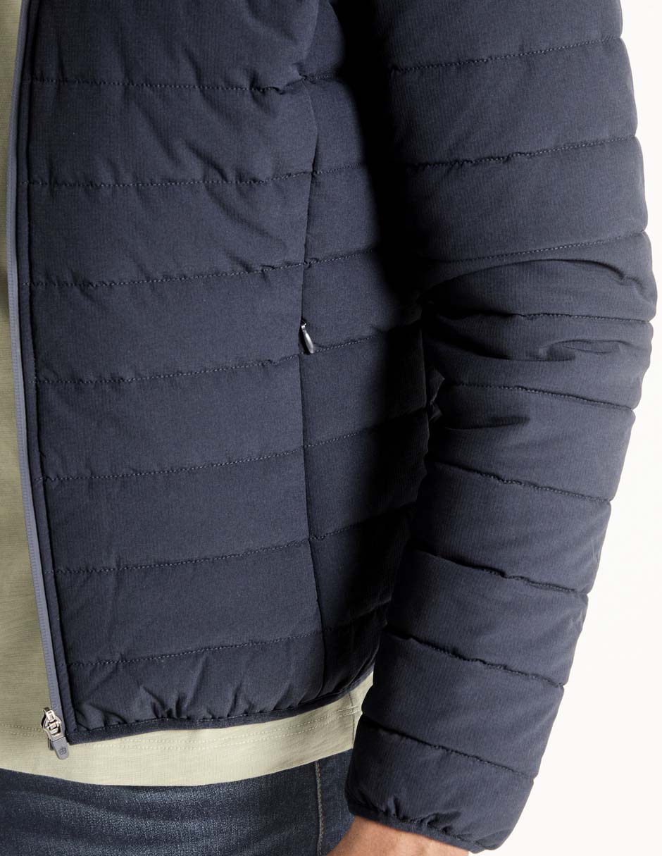 Chamarra casual capitonada para hombre 5