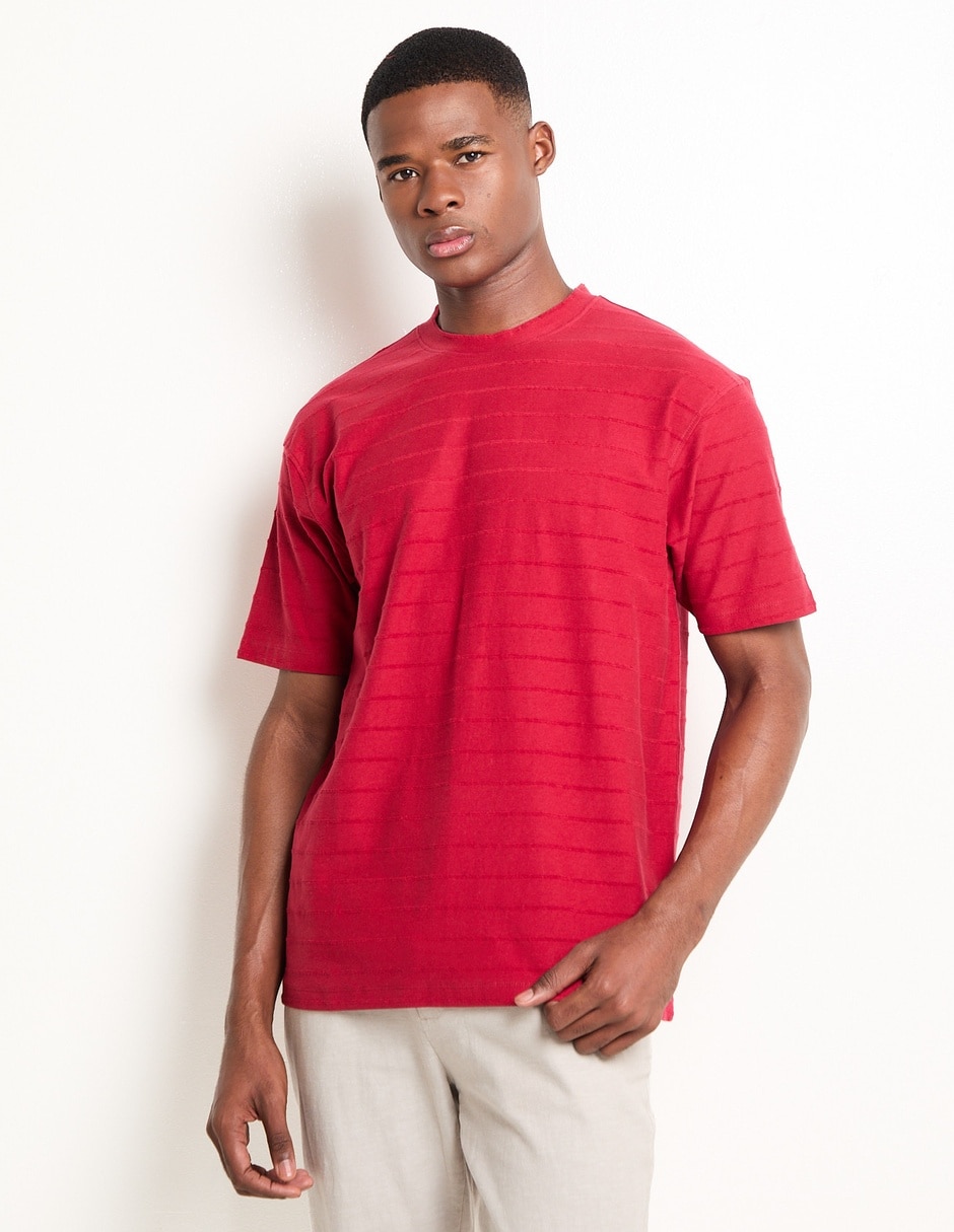 Playera cuello redondo para hombre