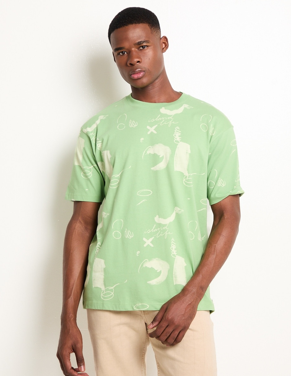 Playera cuello redondo para hombre