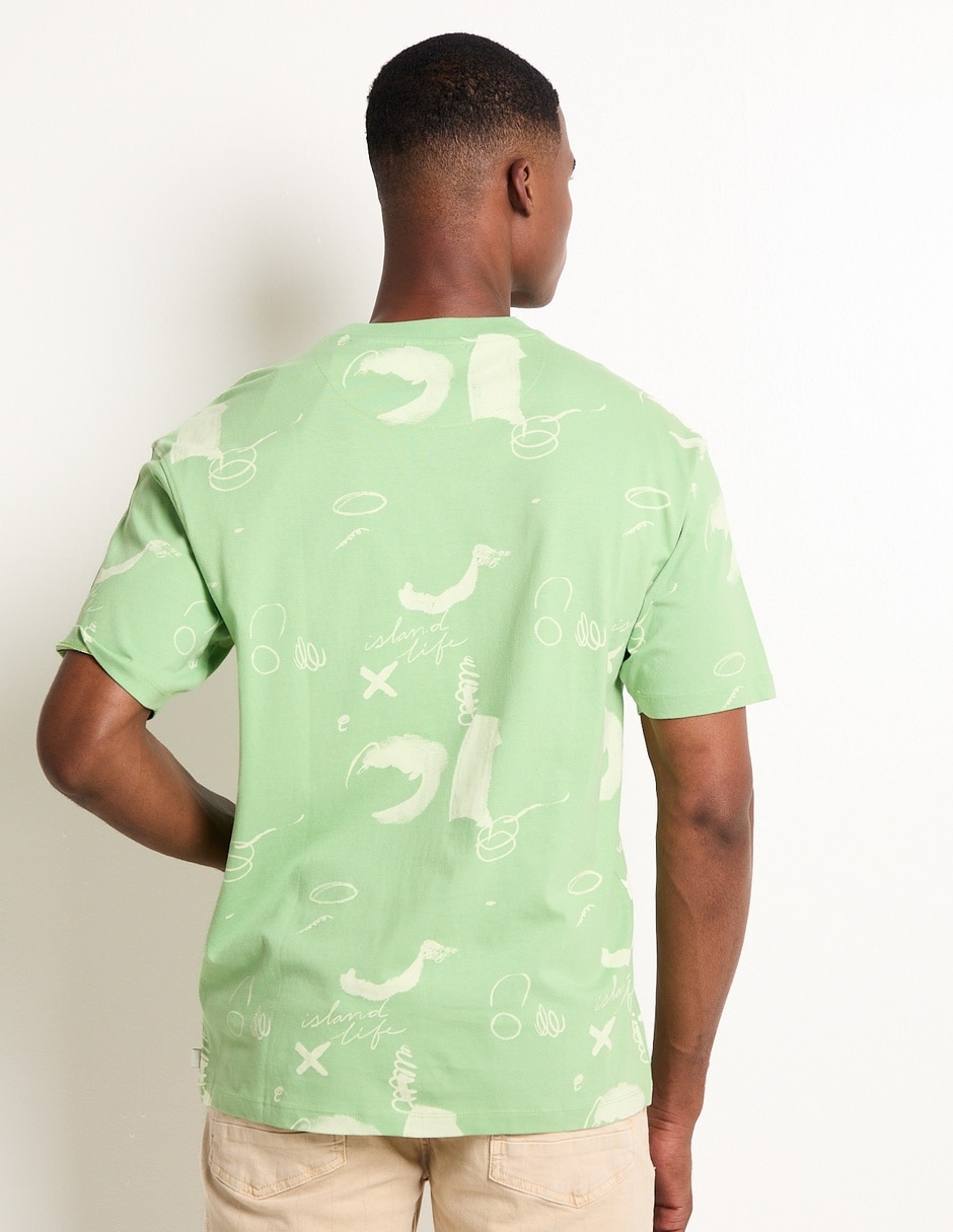 Playera cuello redondo para hombre 2