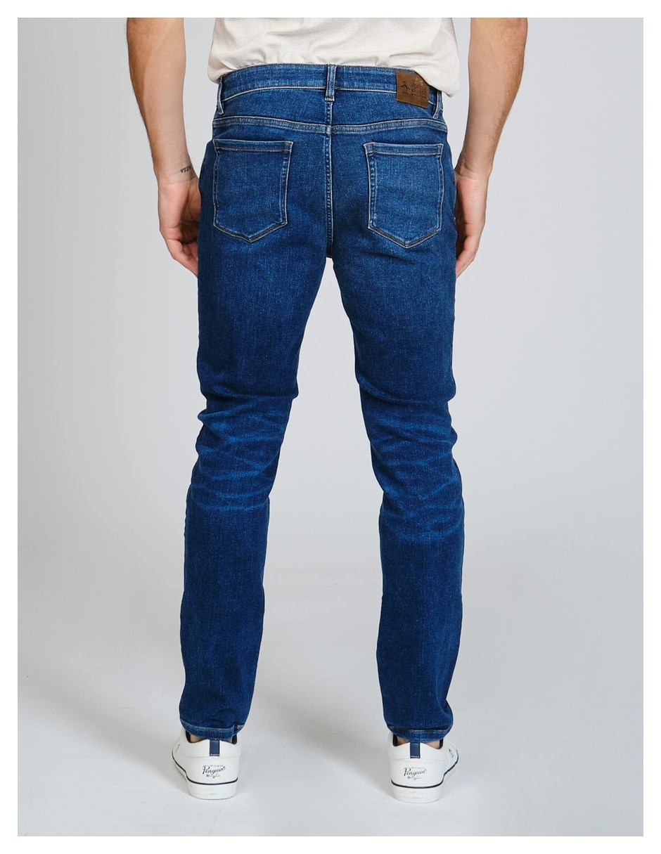 Jeans straight OPBFF042455 lavado medio para hombre 5