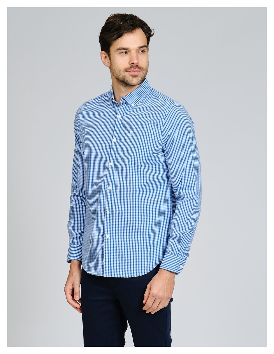 Camisa casual de algodón manga larga para hombre 3