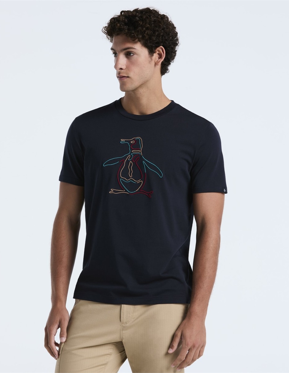 Playera Original penguin playeras penguin cuello redondo para