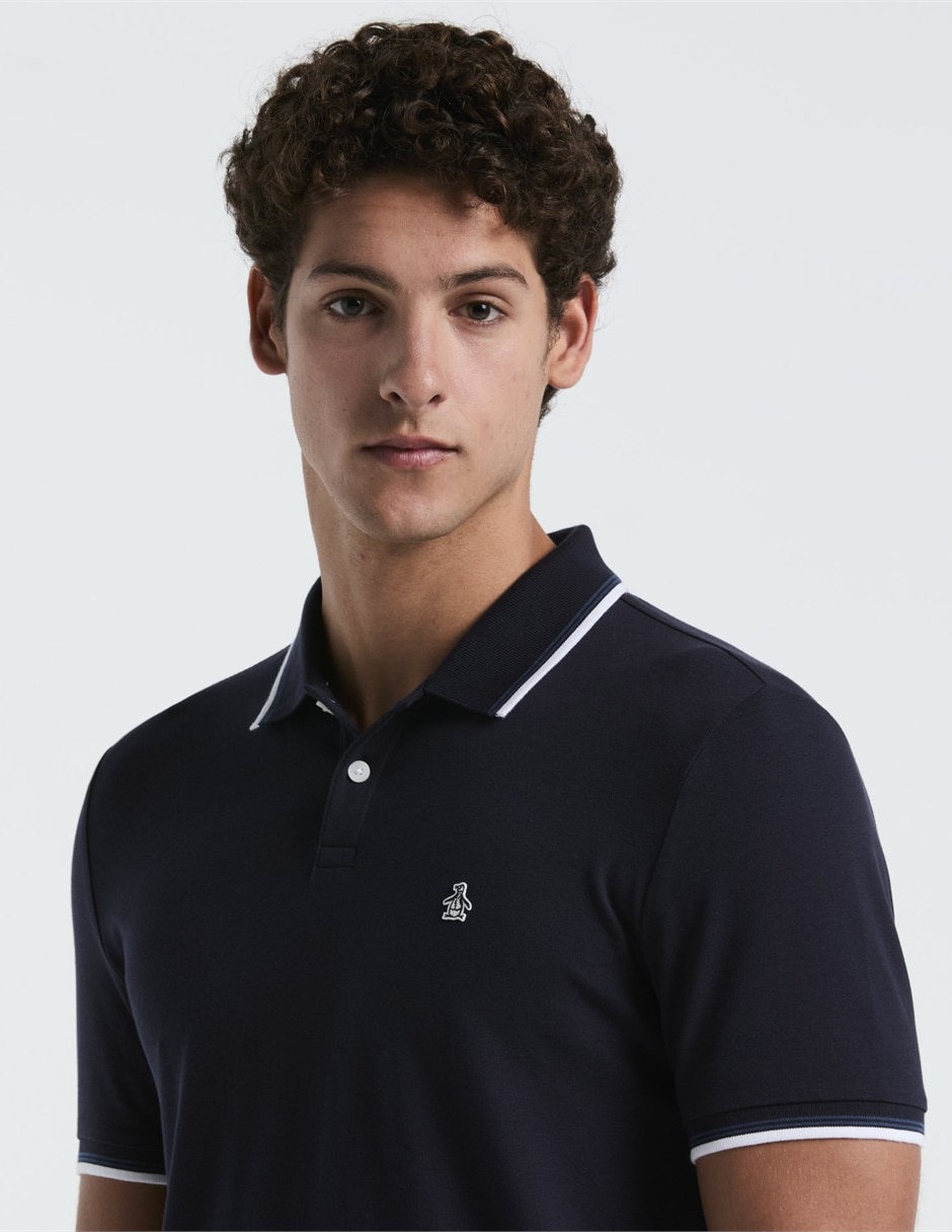 Playera tipo polo polos penguin para hombre 3