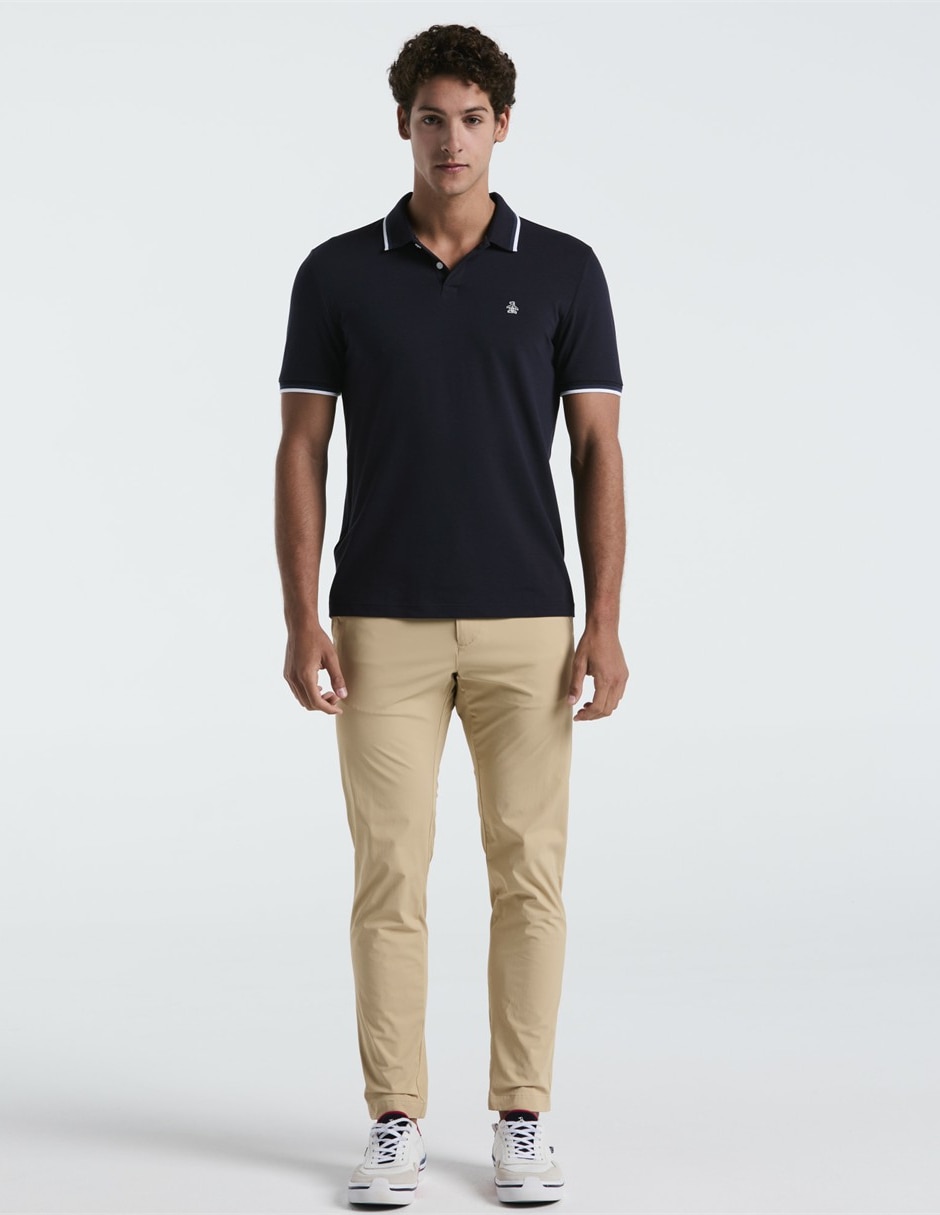 Playera tipo polo polos penguin para hombre 4