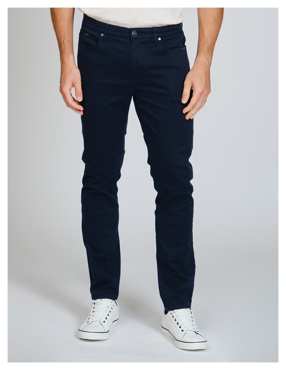 Pantalón regular de algodón para hombre Pantalón regular de algodón para hombre