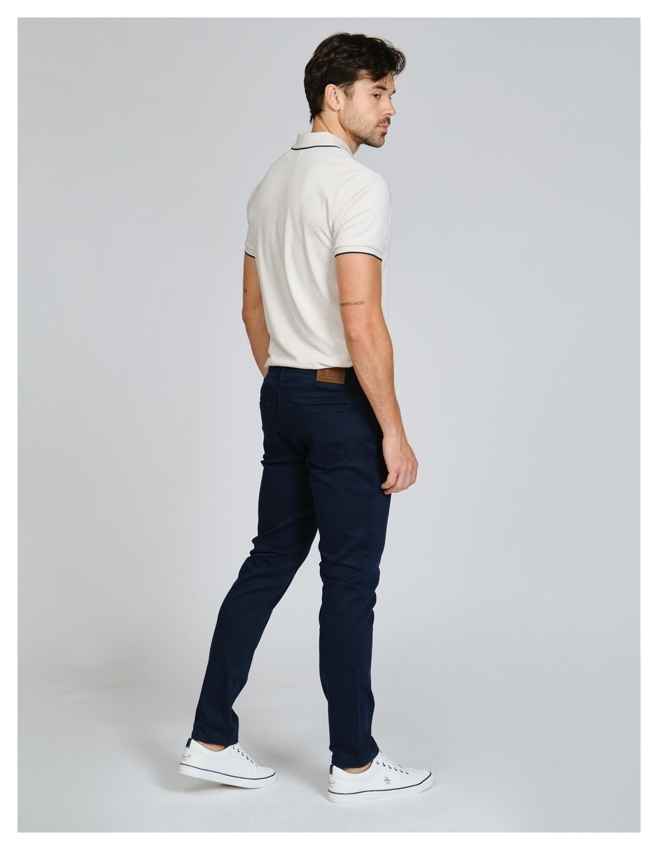 Pantalón regular de algodón para hombre 3