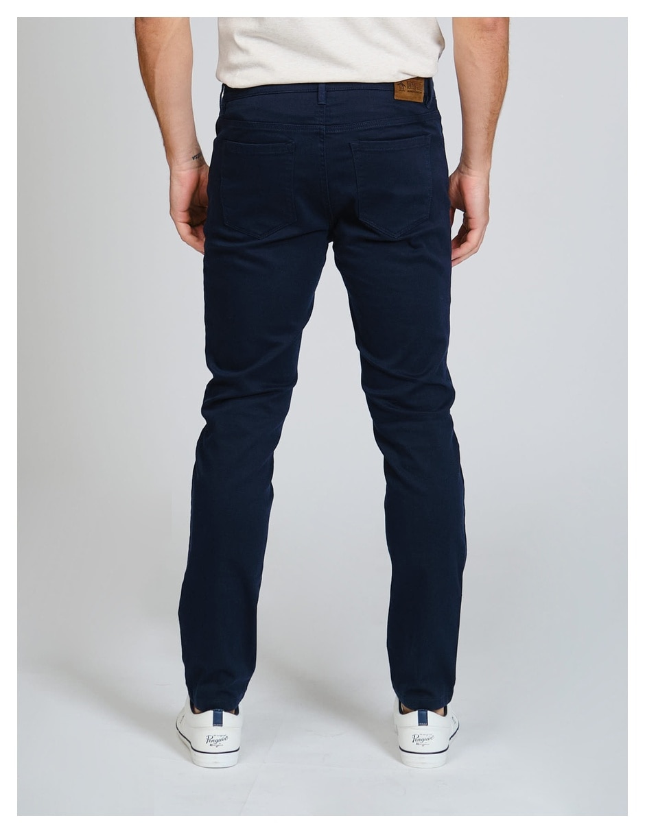Pantalón regular de algodón para hombre 4