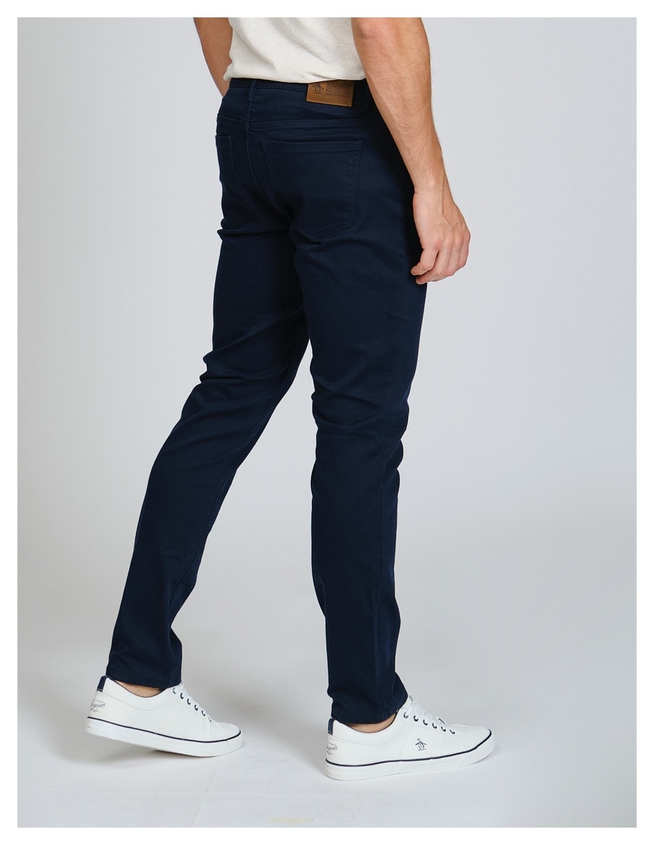 Pantalón regular de algodón para hombre 5