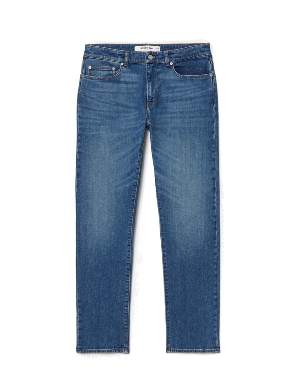 Jeans slim stone wash para hombre 3