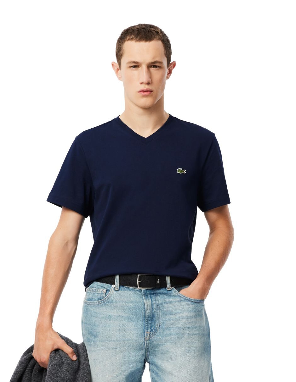 Playera Core Essentials cuello V para hombre 2