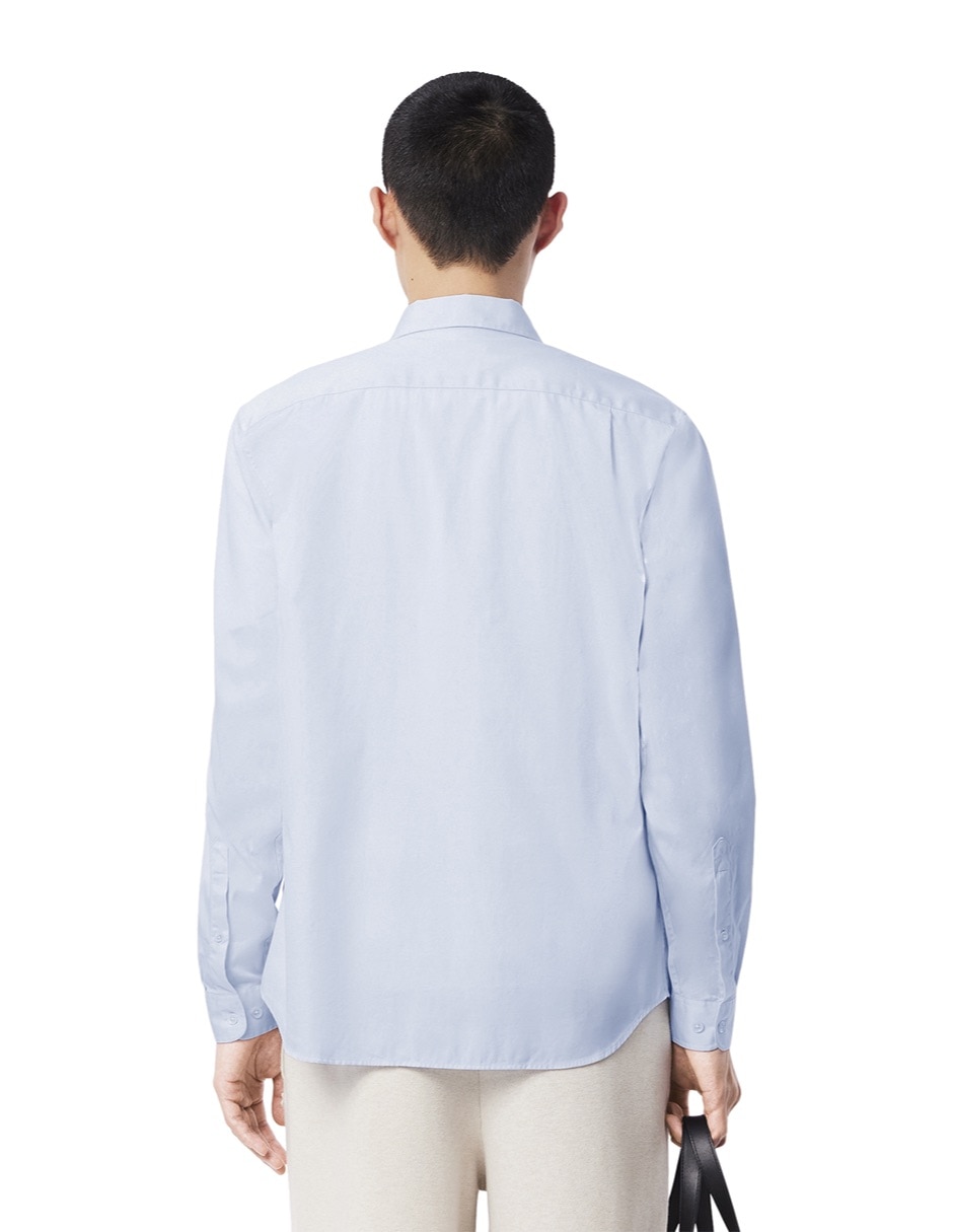 Camisa casual de algodón manga larga para hombre 2
