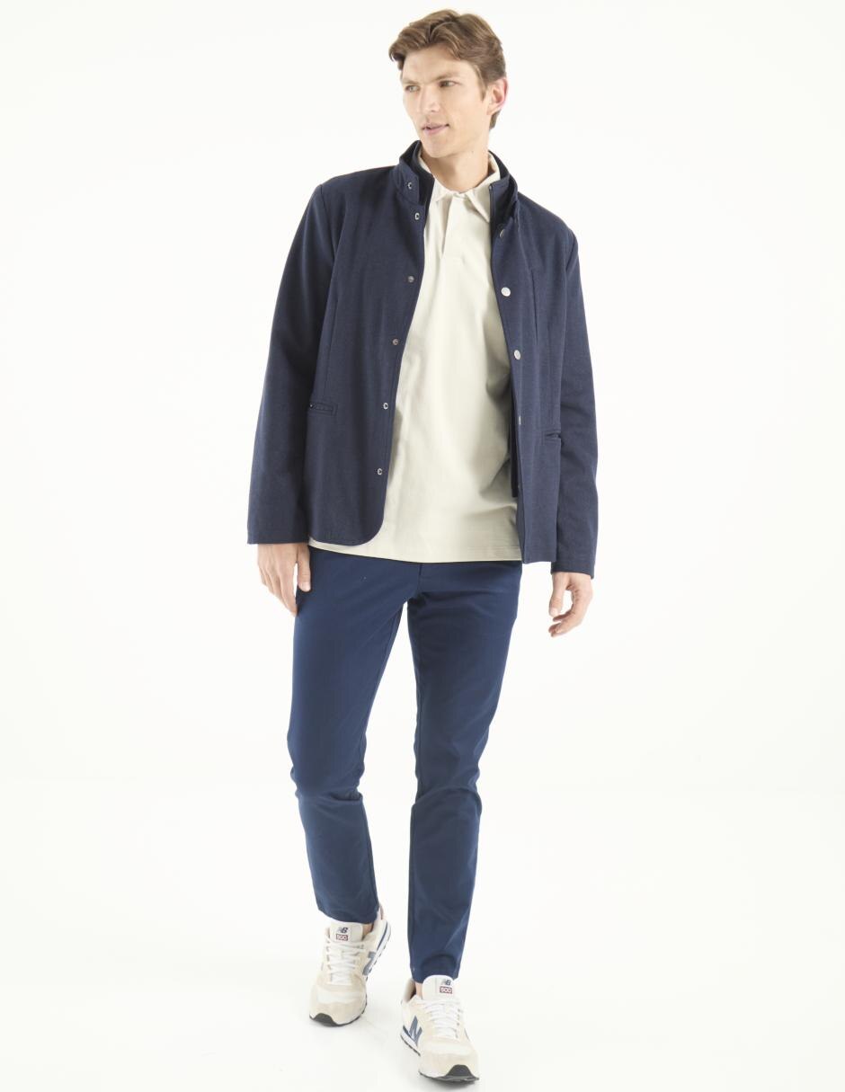 Pantalón chino slim de algodón para hombre 6