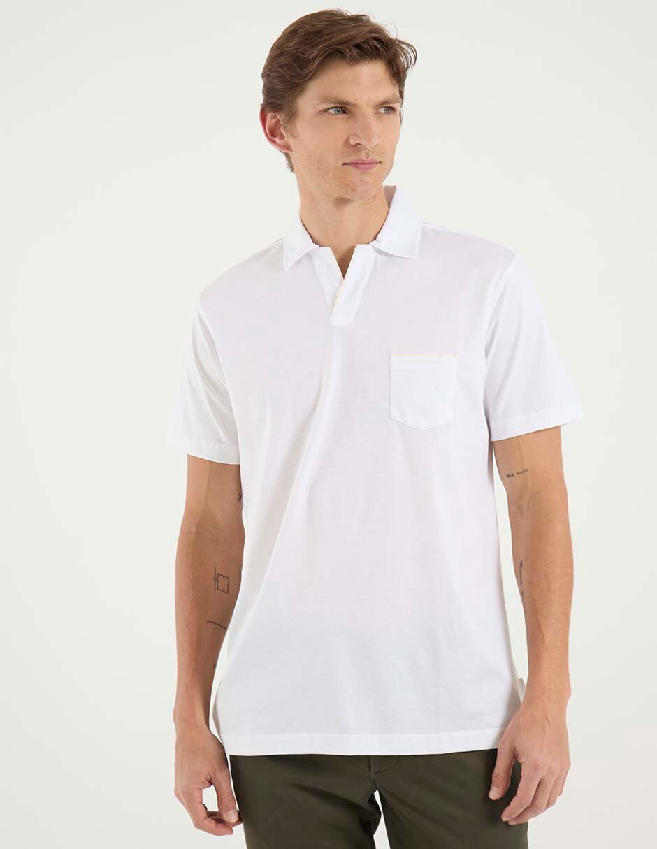 Playera tipo polo para hombre