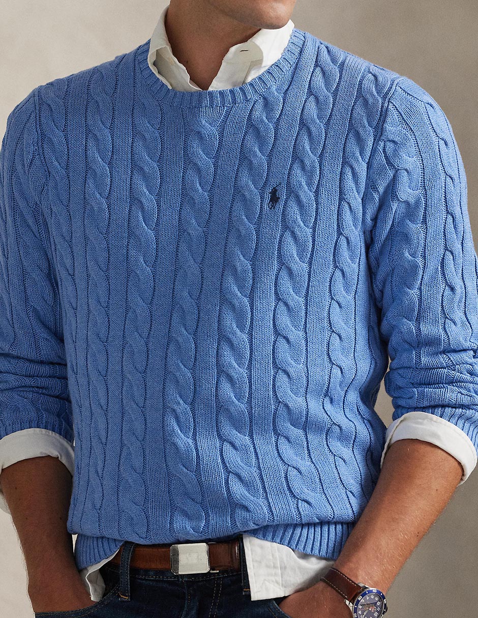 Suéter cuello redondo para hombre 2
