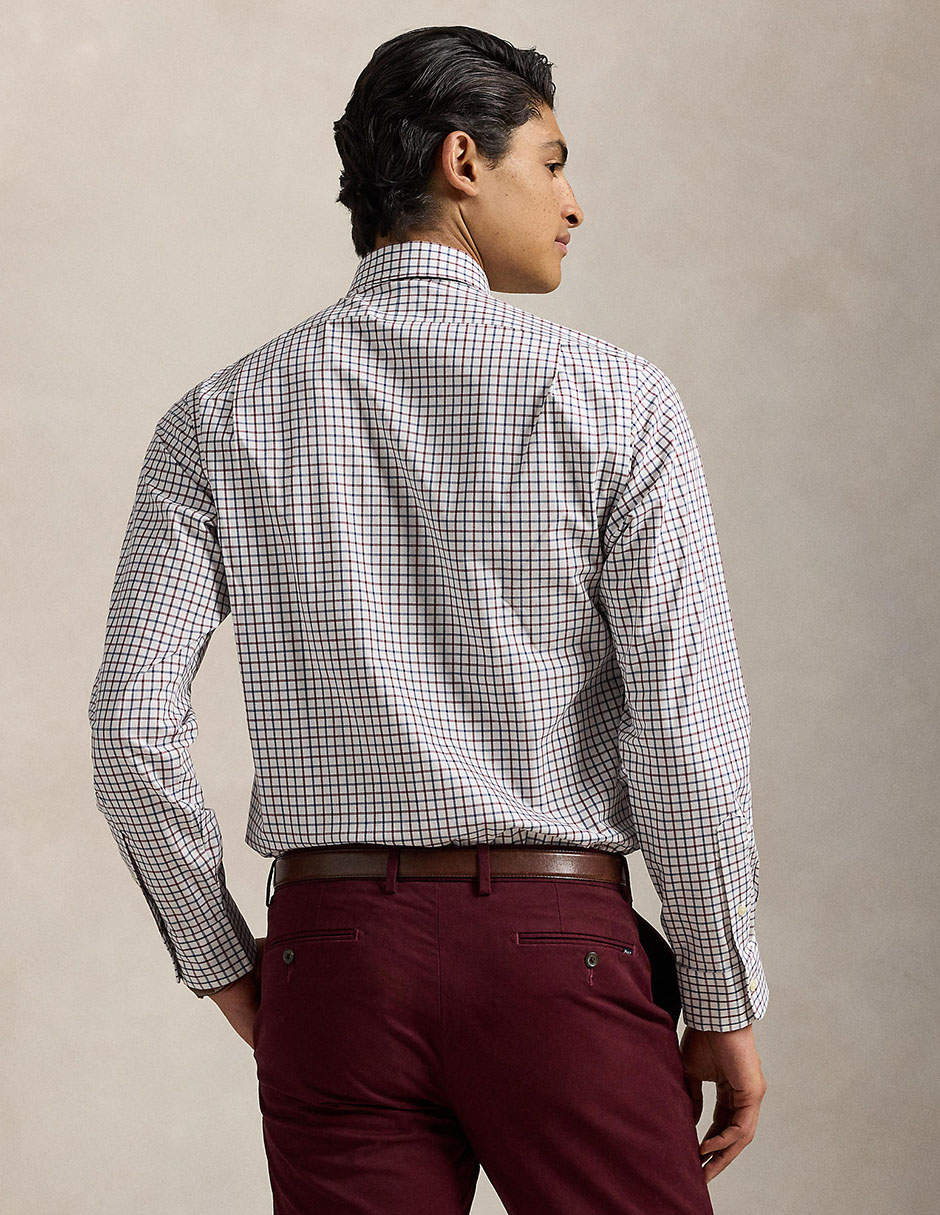 Camisa casual de algodón manga larga para hombre 2