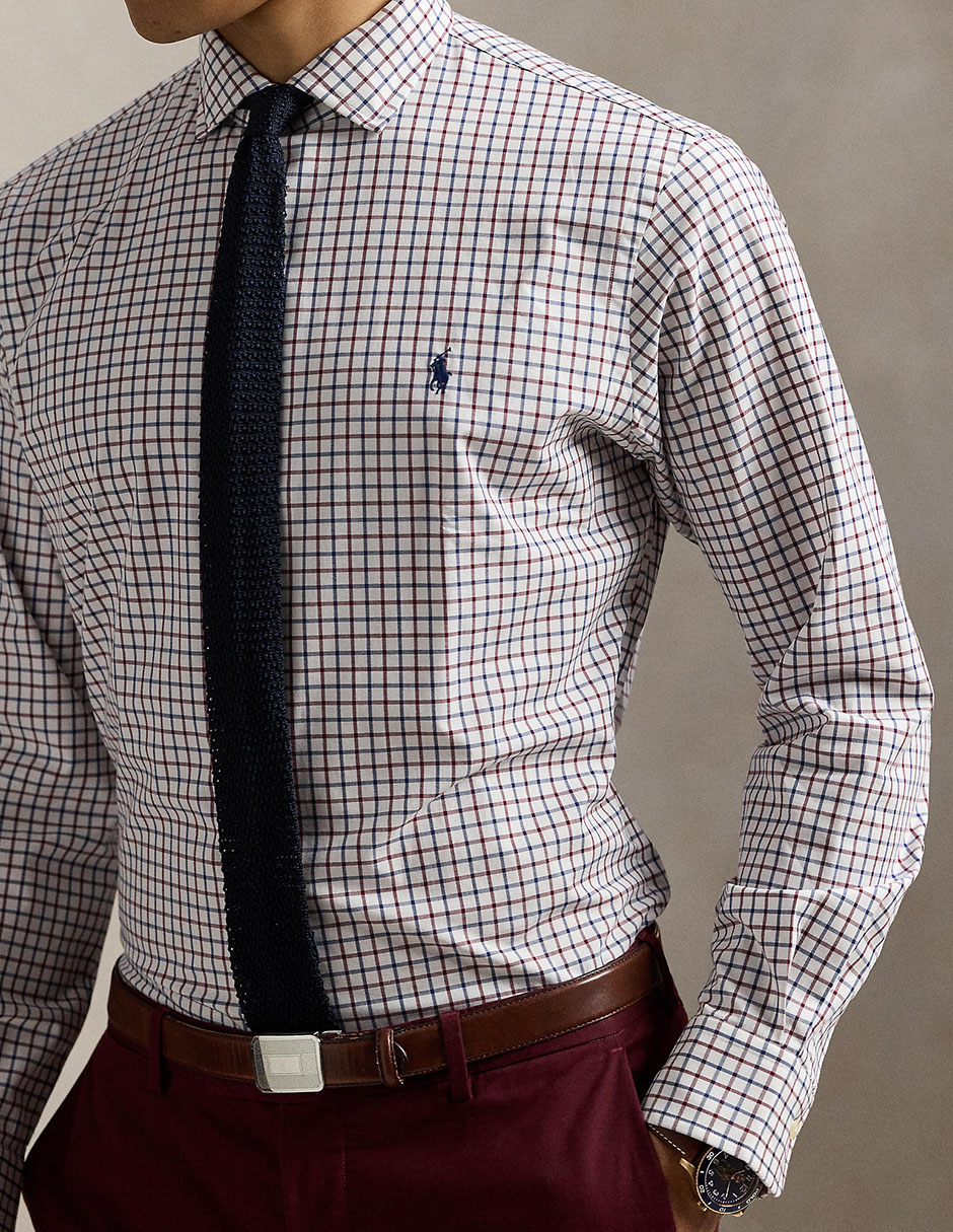 Camisa casual de algodón manga larga para hombre 3
