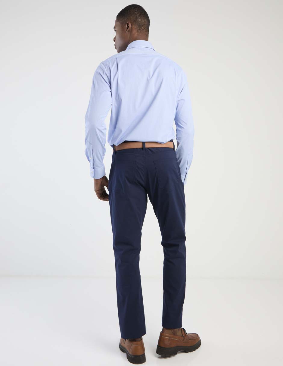 Pantalón slim de algodón para hombre 2