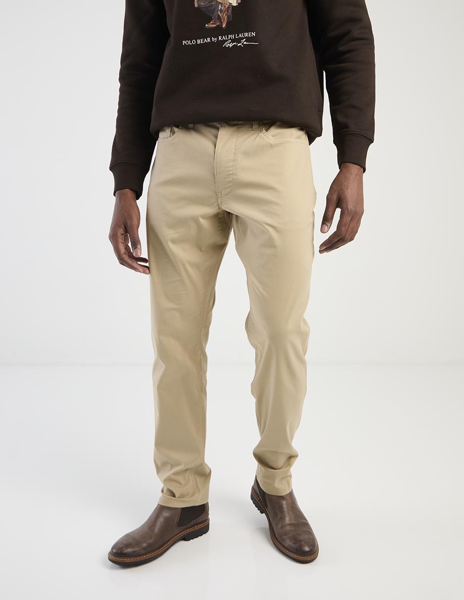 Pantalón slim de algodón para hombre