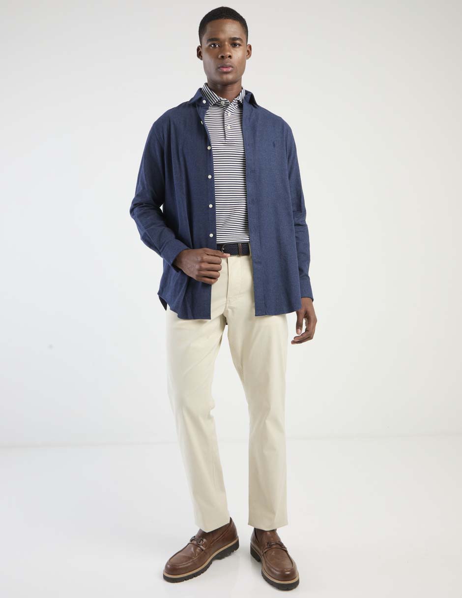 Pantalón recto de algodón para hombre 3