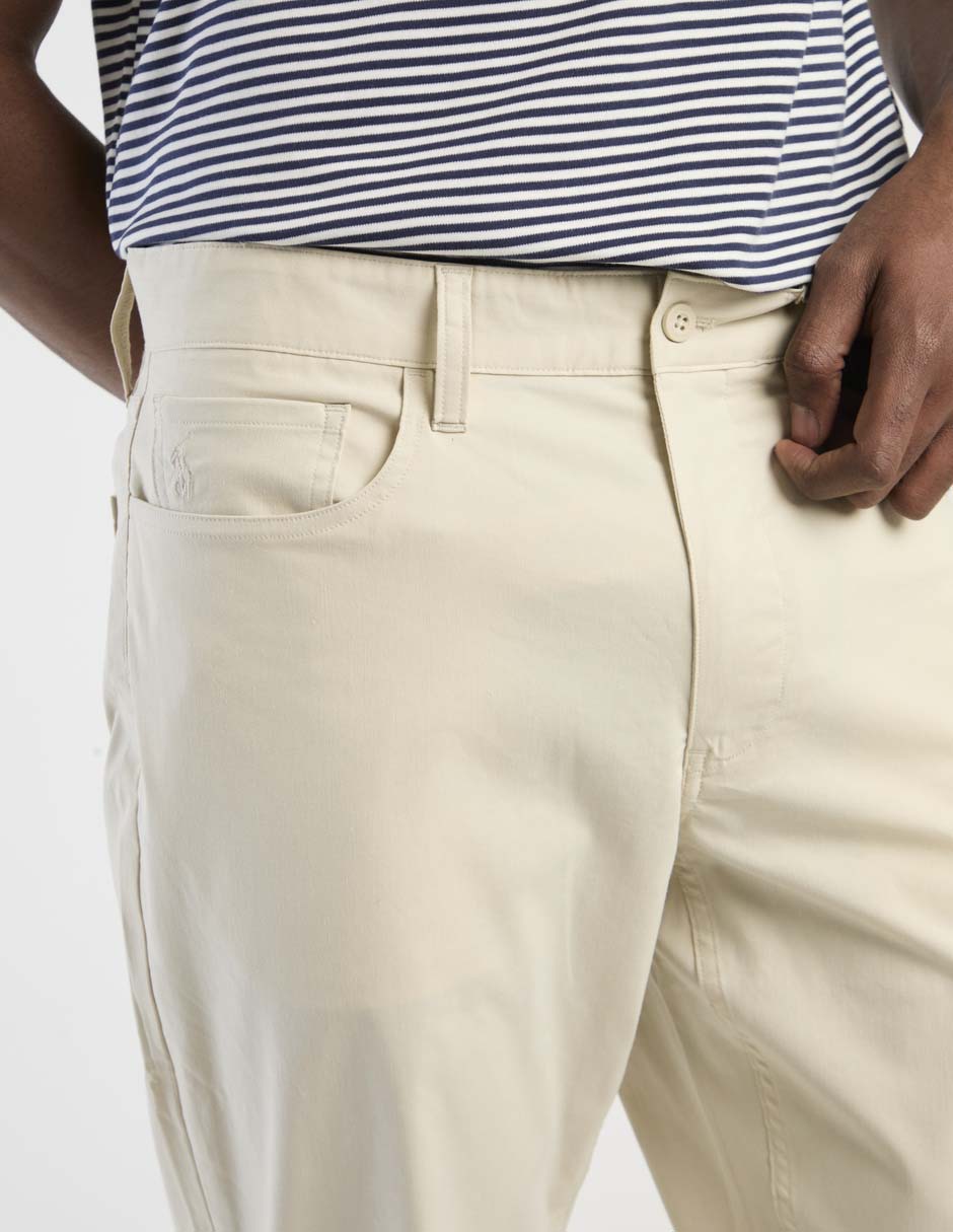 Pantalón recto de algodón para hombre 4