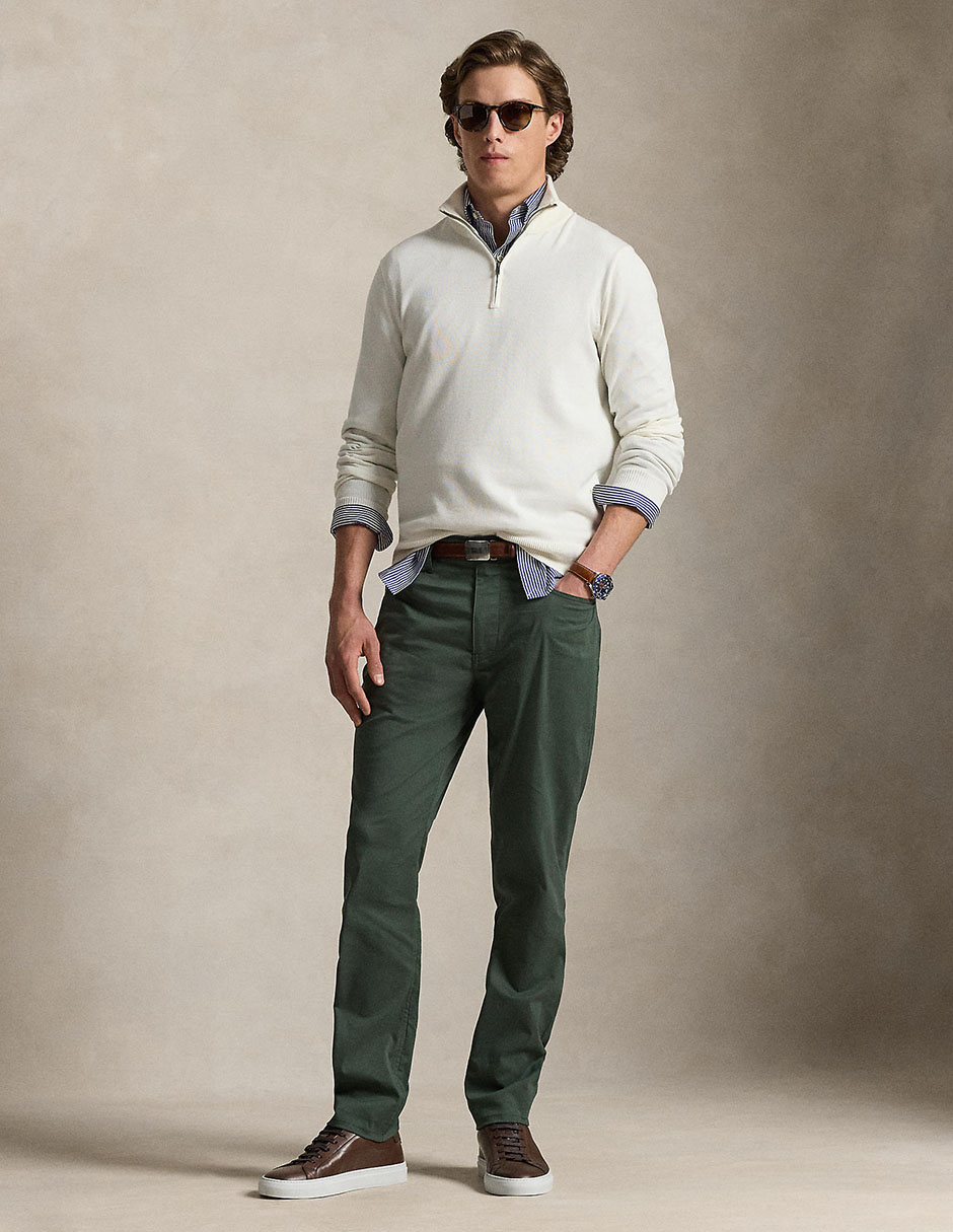 Pantalón straight Polo Ralph Lauren de algodón para hombre 4