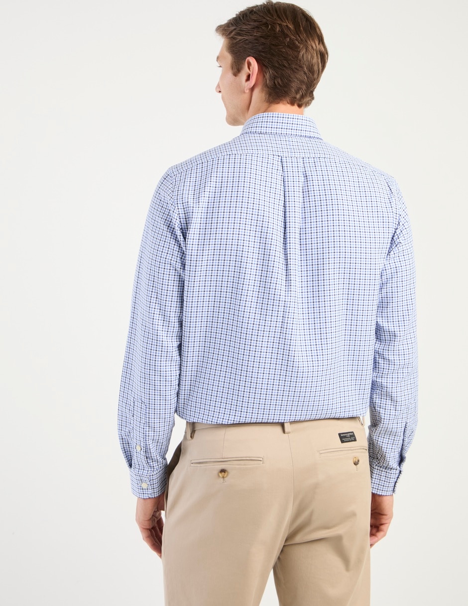Camisa casual de algodón manga larga para hombre 2