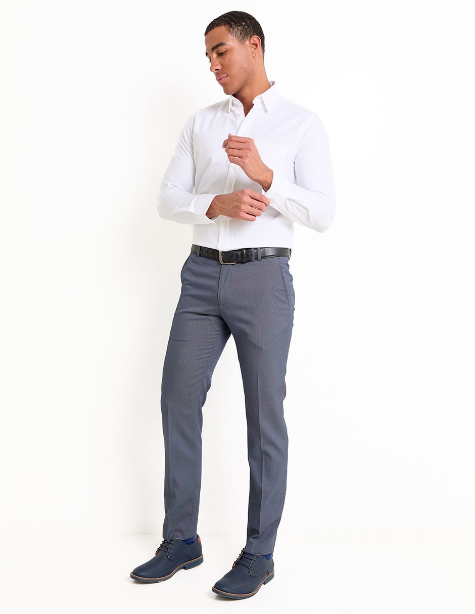 Camisa casual de algodón manga larga para hombre 3