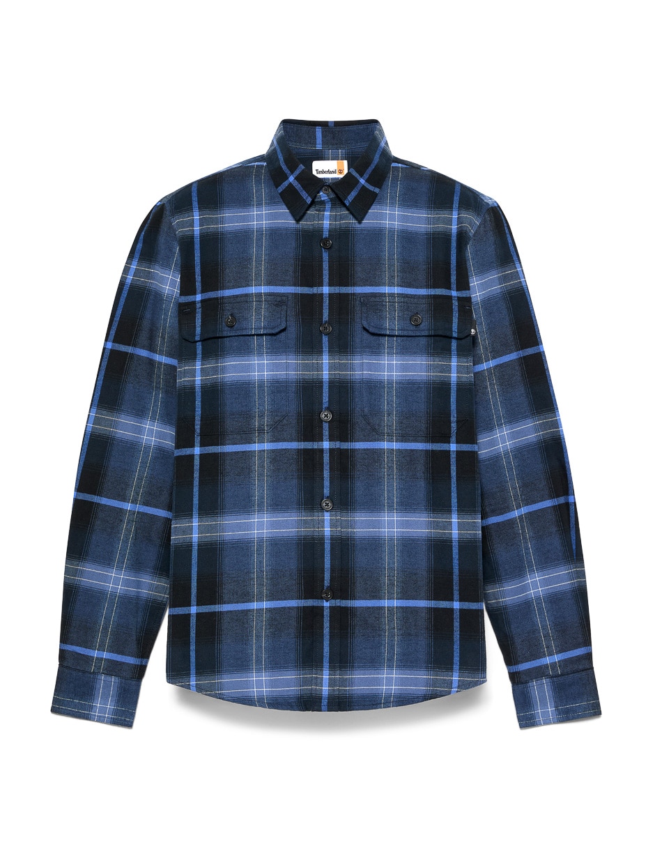 Camisa casual de algodón manga larga para hombre 4