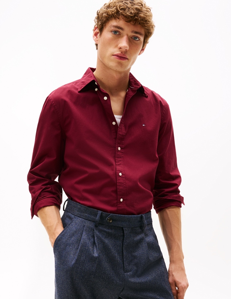Camisa Casual de algodón manga larga para hombre Camisa Casual de algodón manga larga para hombre