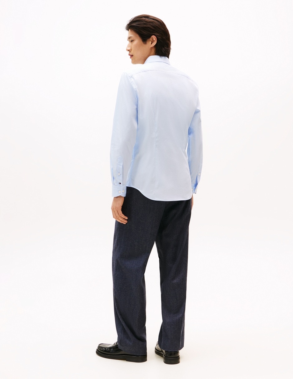 Camisa casual de algodón manga larga para hombre 4
