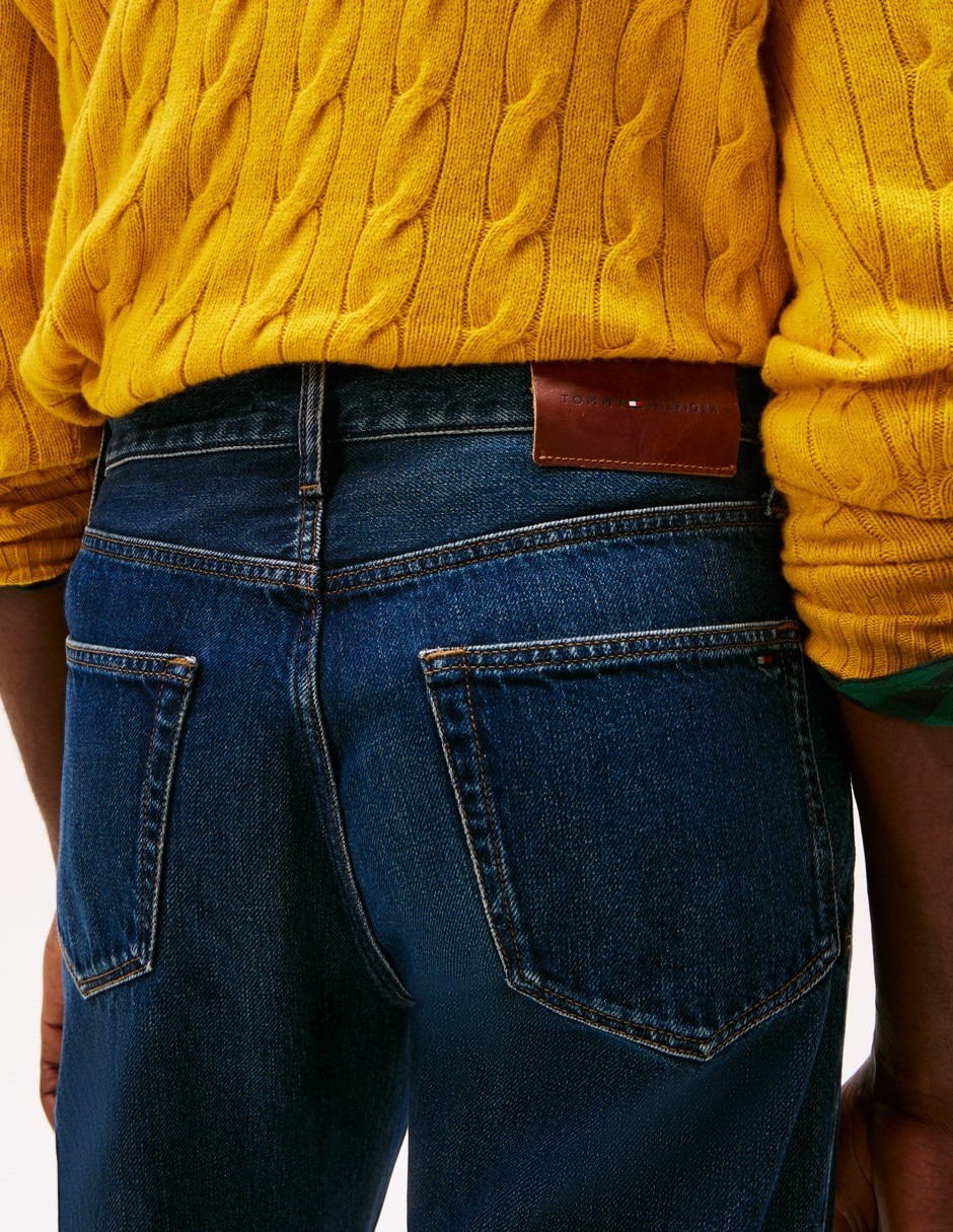 Jeans straight MW040363-1bn para hombre 2