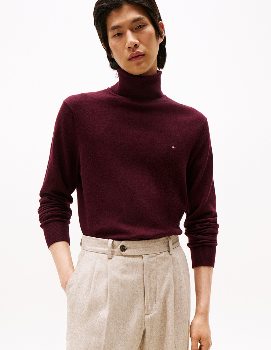 Suéter cuello alto para hombre