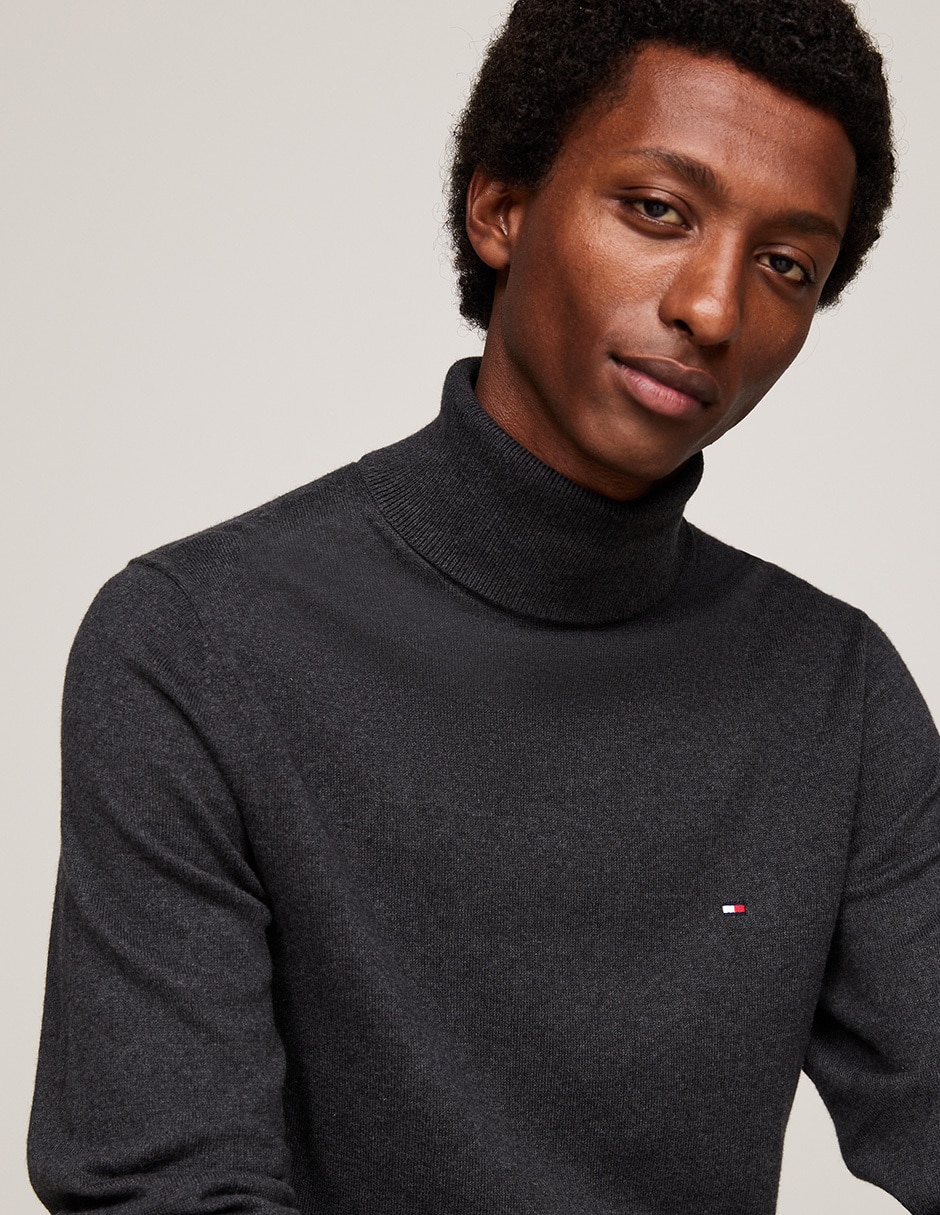 Suéter cuello alto para hombre 3