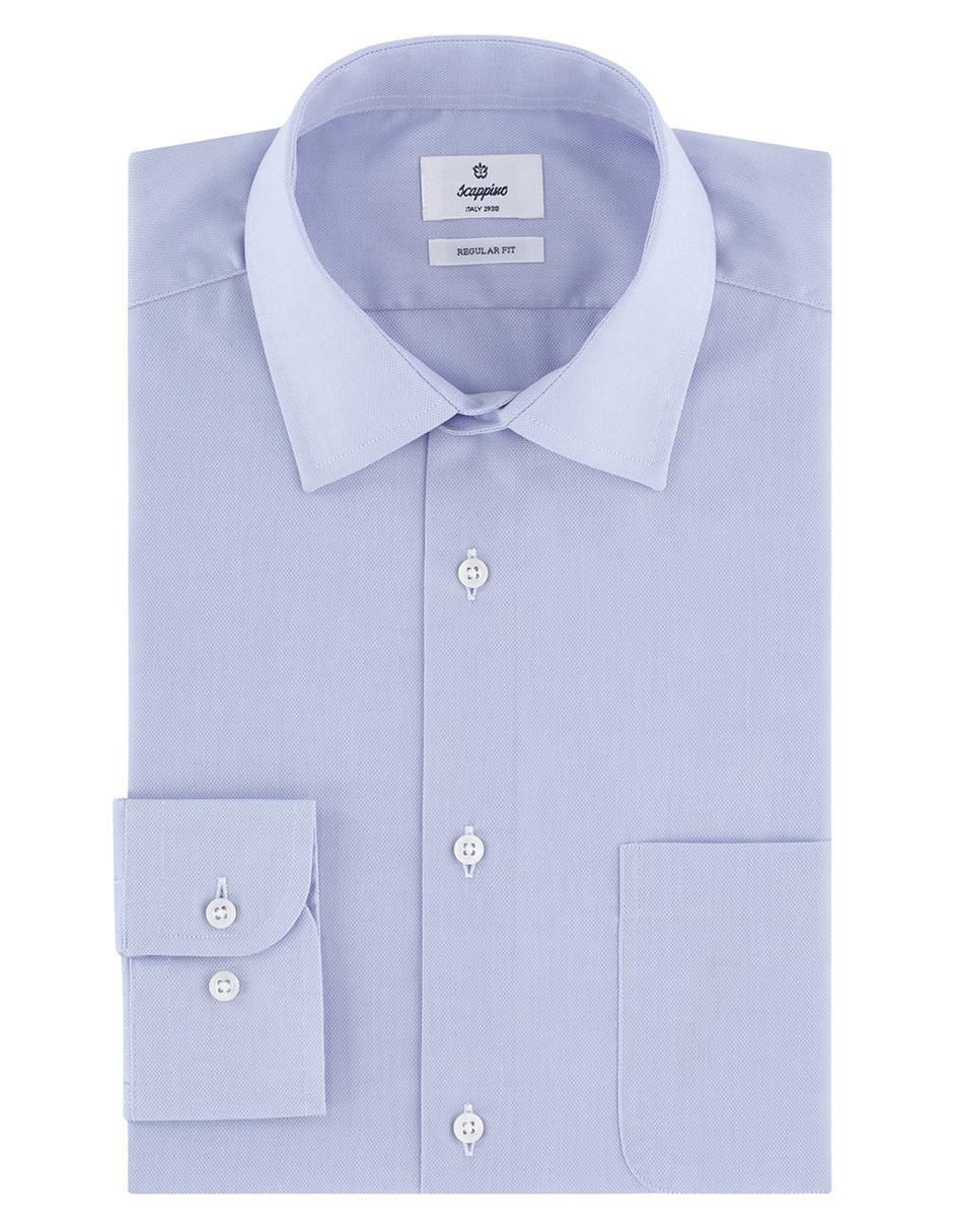 Camisa business casual de algodón manga larga para hombre