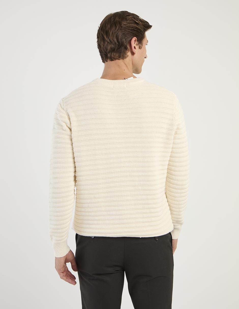 Suéter cuello redondo para hombre 2