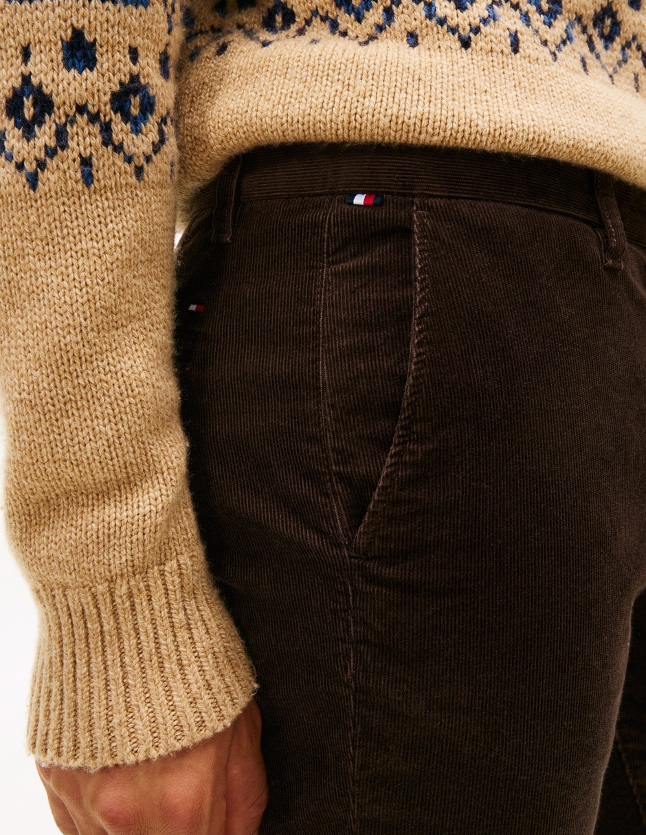 Pantalón regular de algodón para hombre 3