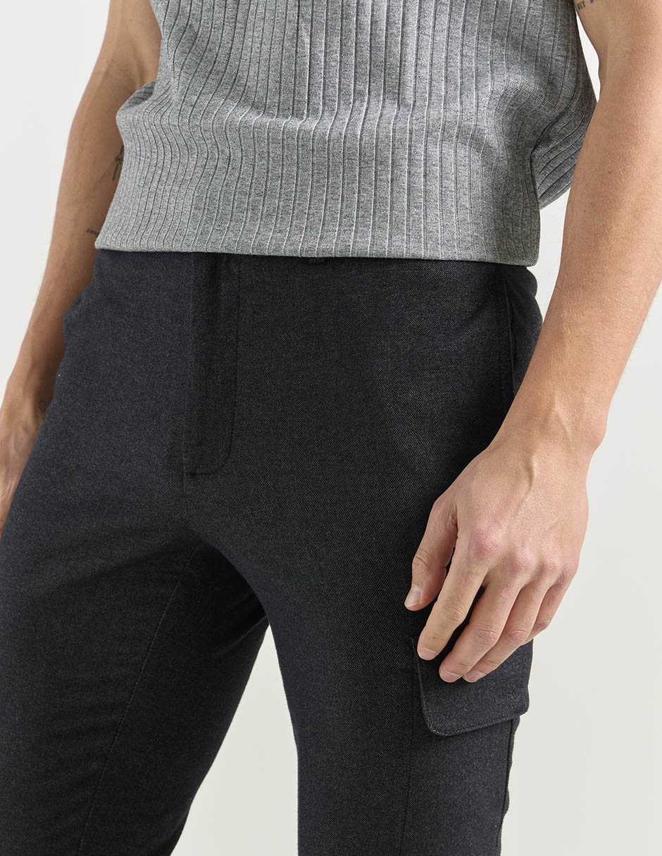 Pantalón slim de algodón para hombre 4