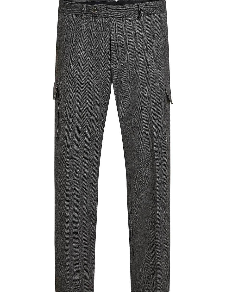 Pantalón regular de lana para hombre Pantalón regular de lana para hombre