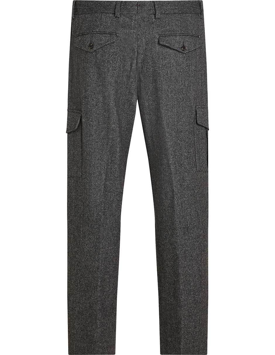 Pantalón regular de lana para hombre 2