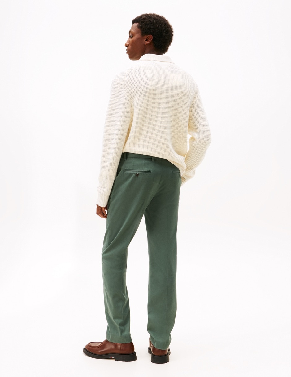 Pantalón regular de algodón para hombre 2