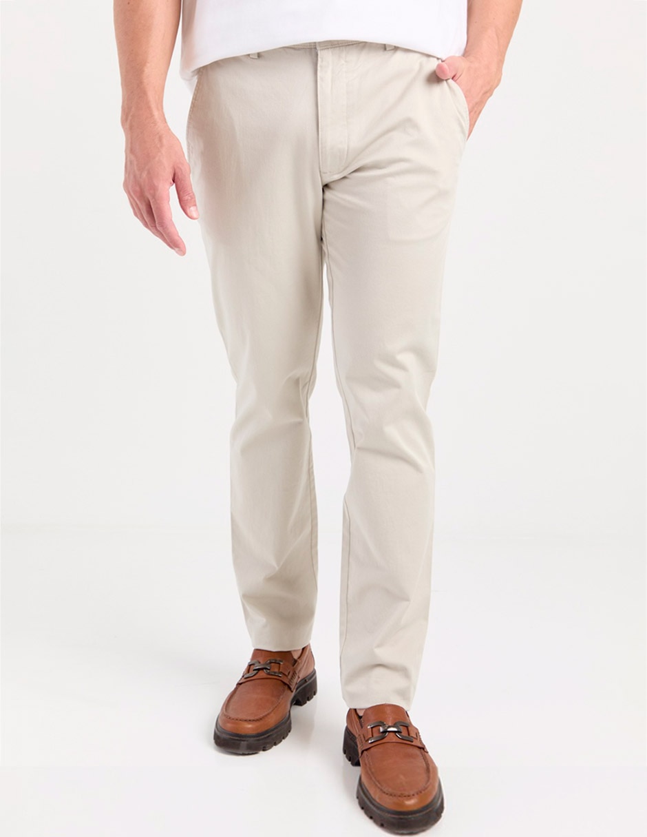 Pantalón recto de algodón para hombre Pantalón recto de algodón para hombre