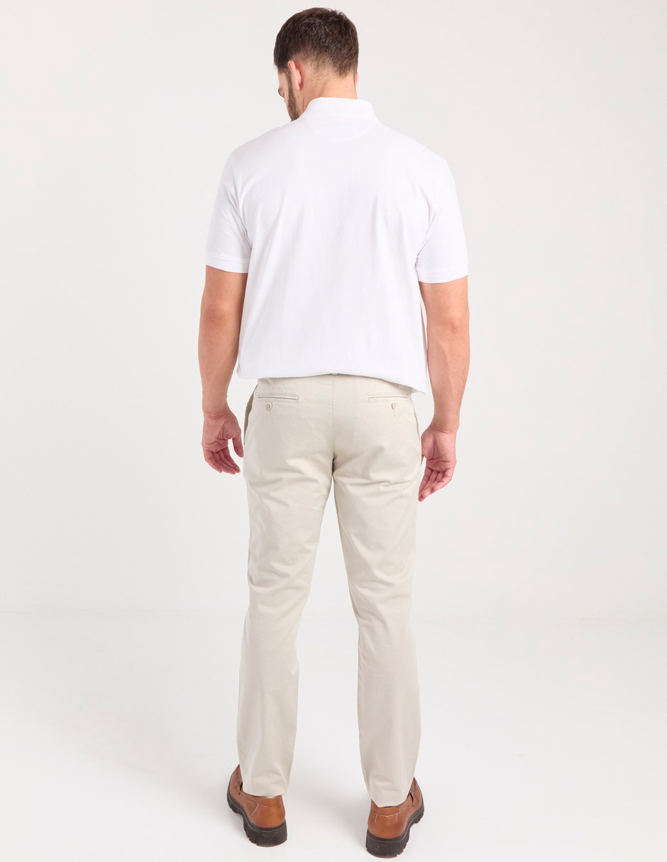 Pantalón recto de algodón para hombre 2