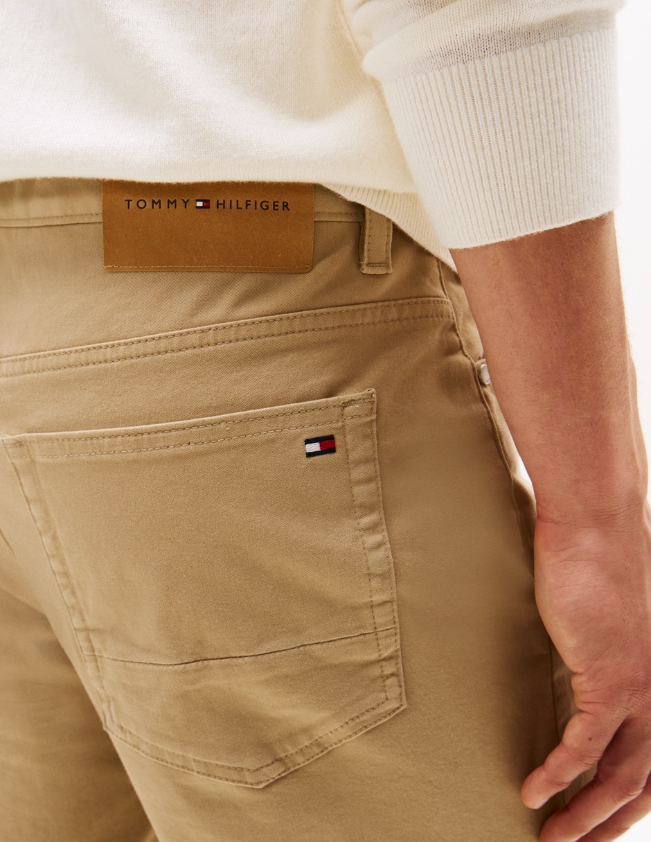 Pantalón regular de algodón para hombre 4
