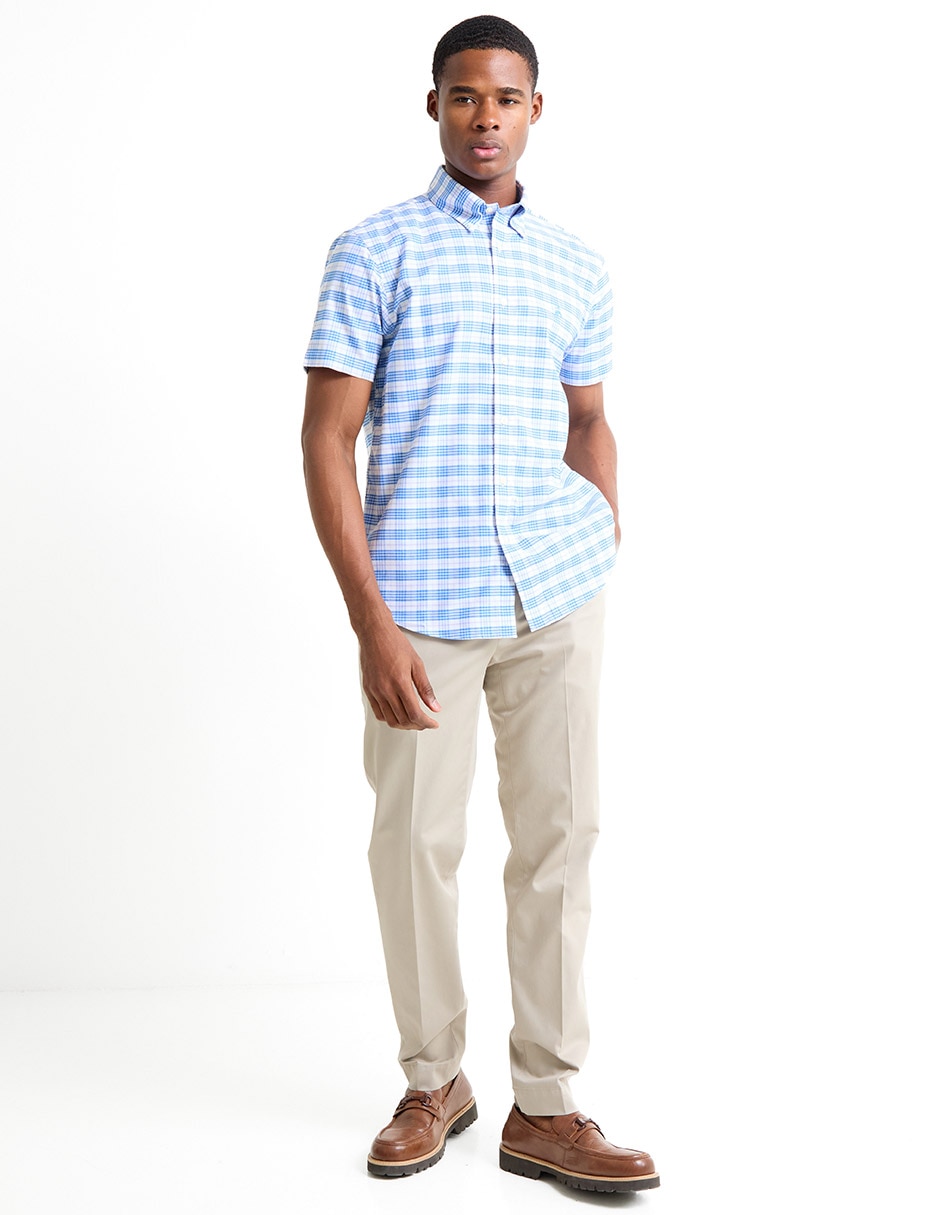 Pantalón chino slim de algodón para hombre 3
