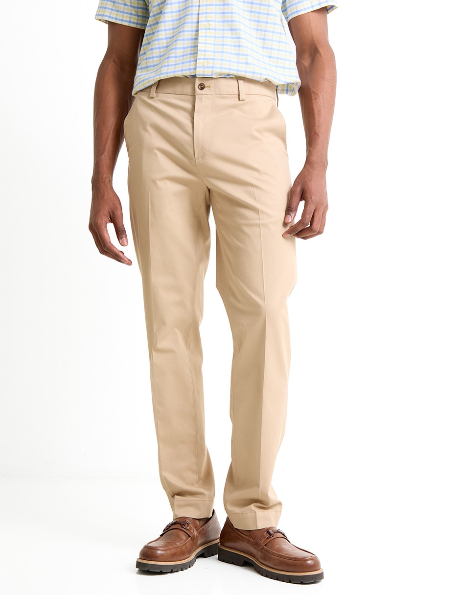 Pantalón slim de algodón para hombre