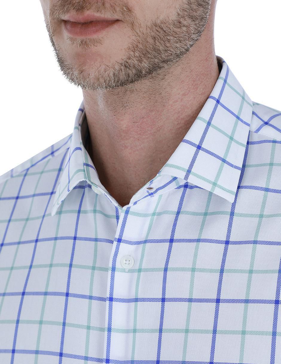 Camisa business casual de algodón manga larga para hombre 3