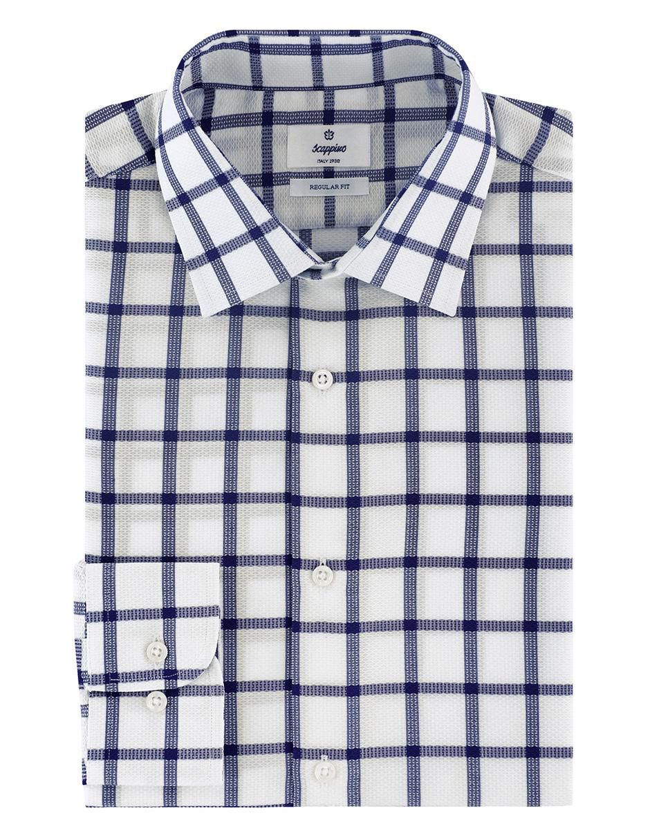 Camisa Puño Frances Camisa Casual SCP Edition A Rayas Scappino Hombre